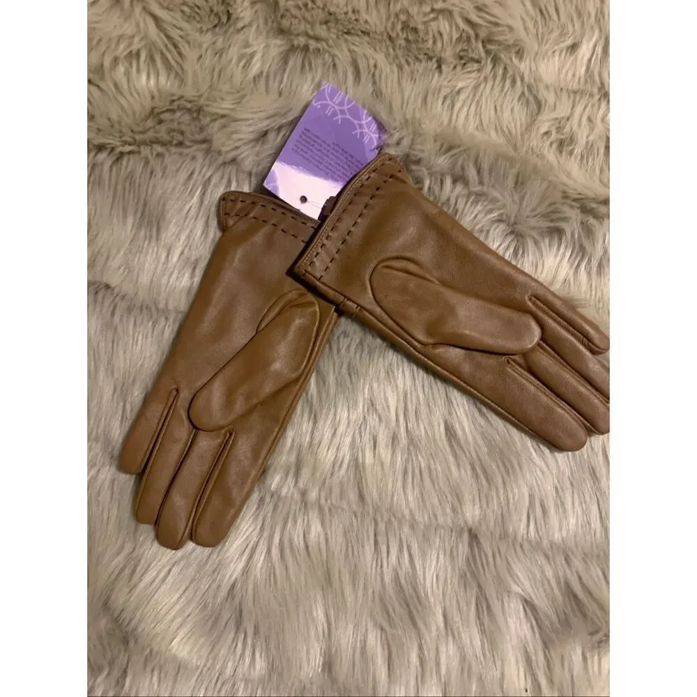 NWT Hot In Hollywood Leather Gloves